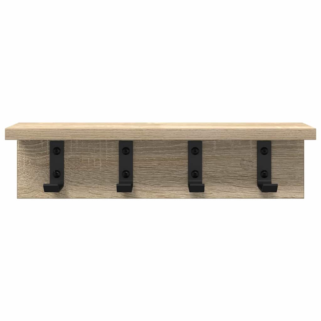 Wandmontierter nachttisch Sonoma-Eiche 40 x 10,5 x 10,5 cm