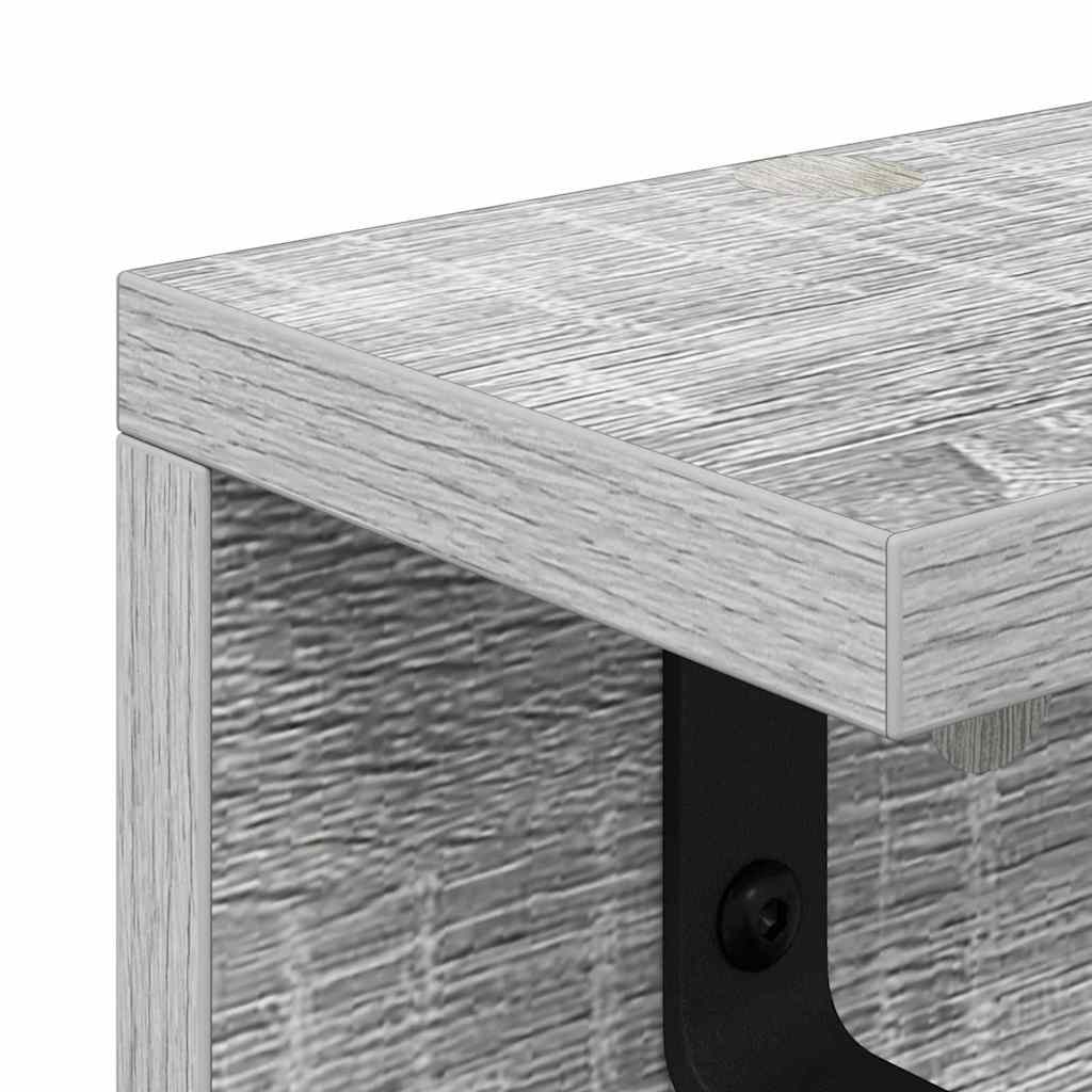 Wandmontierter nachttisch Graues Sonoma 40 x 10,5 x 10,5 cm