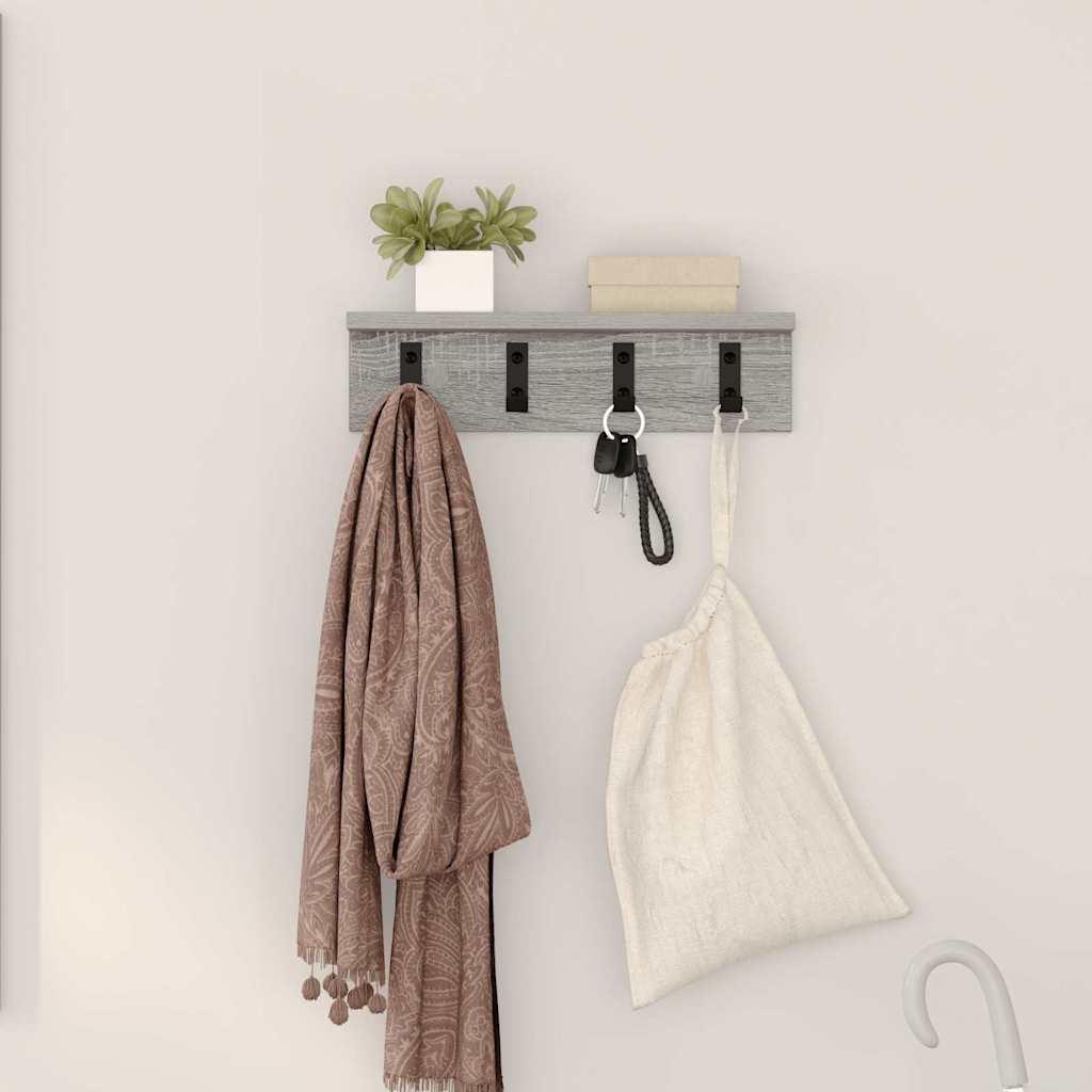 Wandmontierter nachttisch Graues Sonoma 40 x 10,5 x 10,5 cm