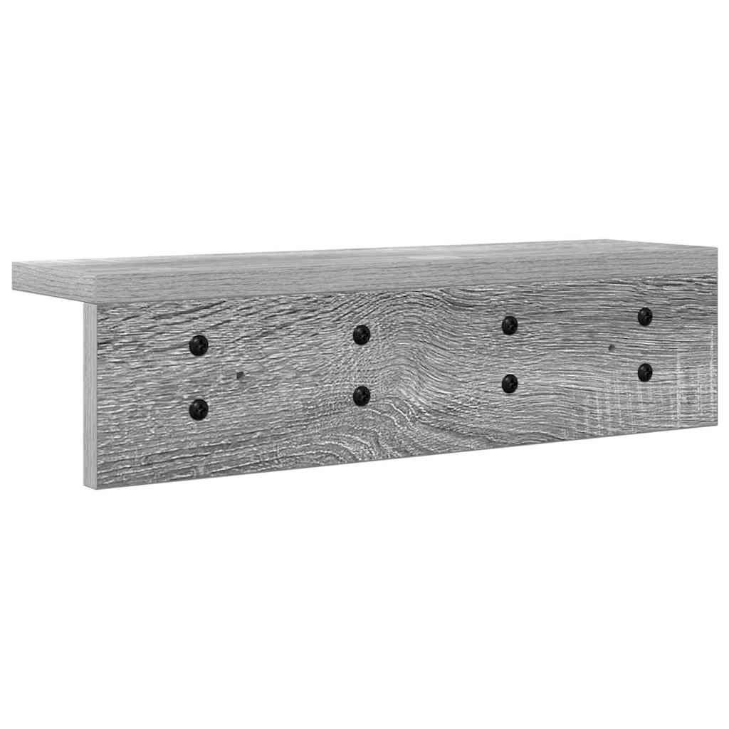 Wandmontierter nachttisch Graues Sonoma 40 x 10,5 x 10,5 cm