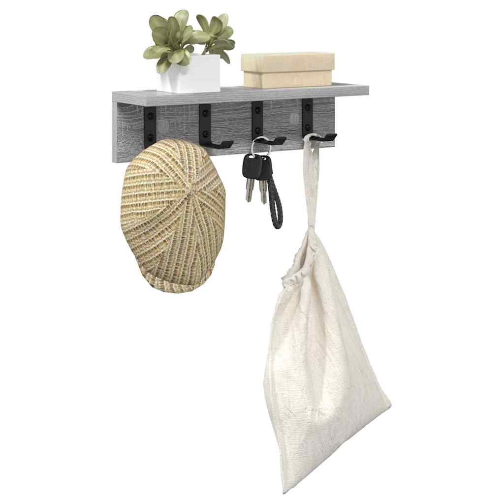 Wandmontierter nachttisch Graues Sonoma 40 x 10,5 x 10,5 cm