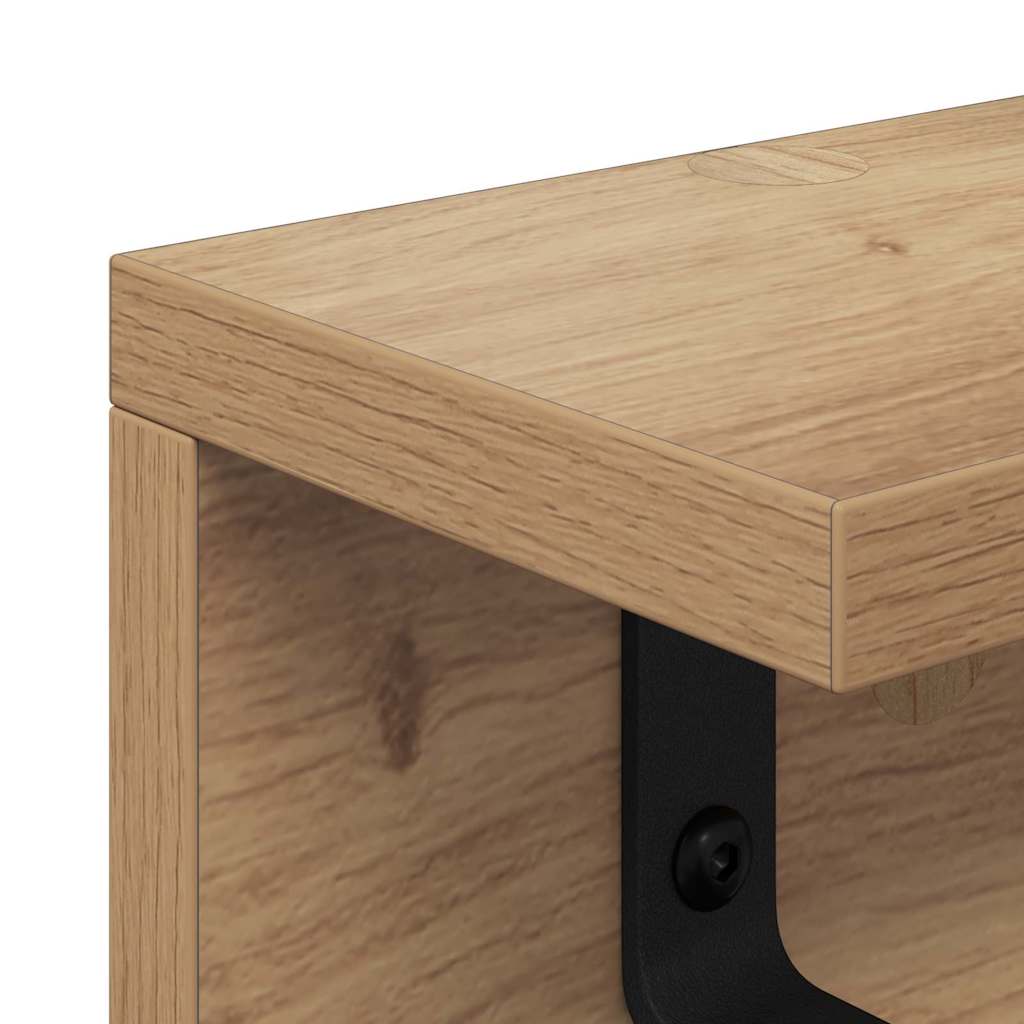 Wandmontierter nachttisch Artisan-Eiche 40 x 10,5 x 10,5 cm