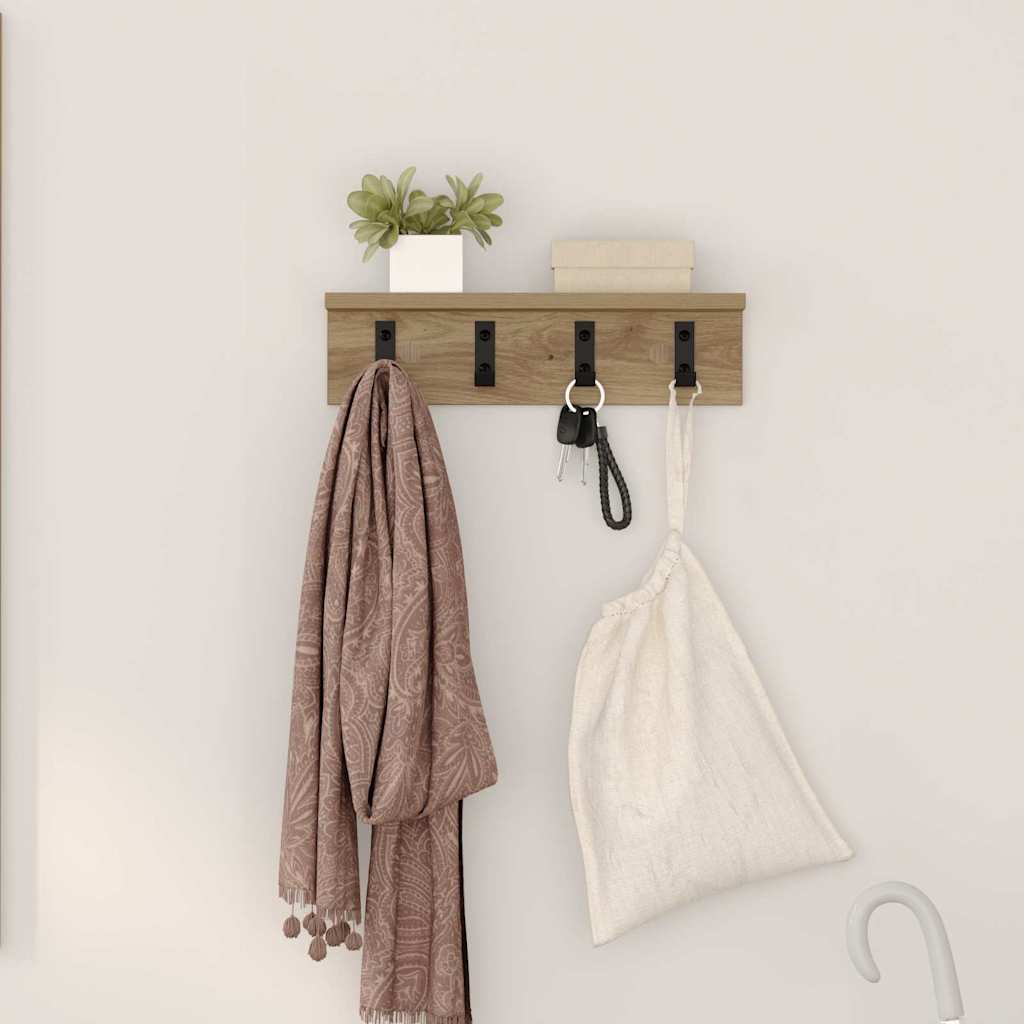 Wandmontierter nachttisch Artisan-Eiche 40 x 10,5 x 10,5 cm
