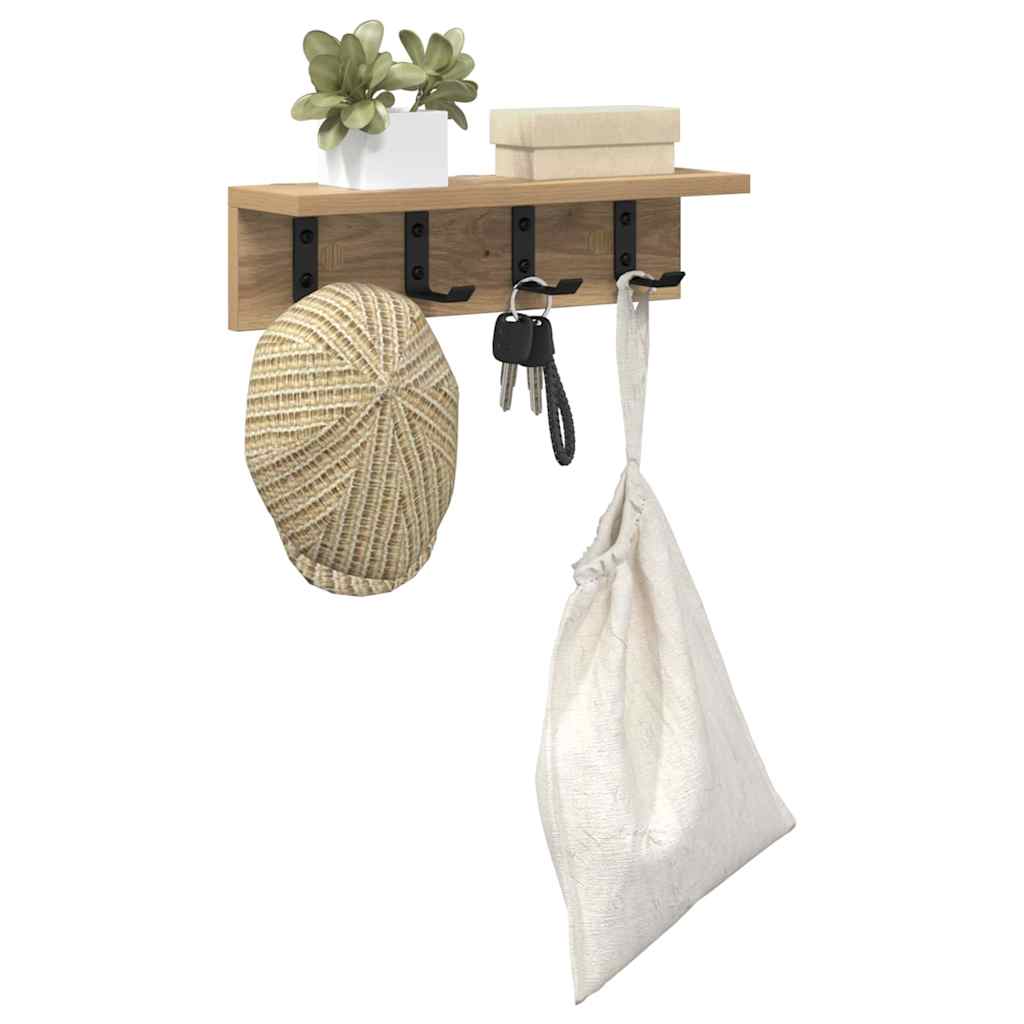 Wandmontierter nachttisch Artisan-Eiche 40 x 10,5 x 10,5 cm