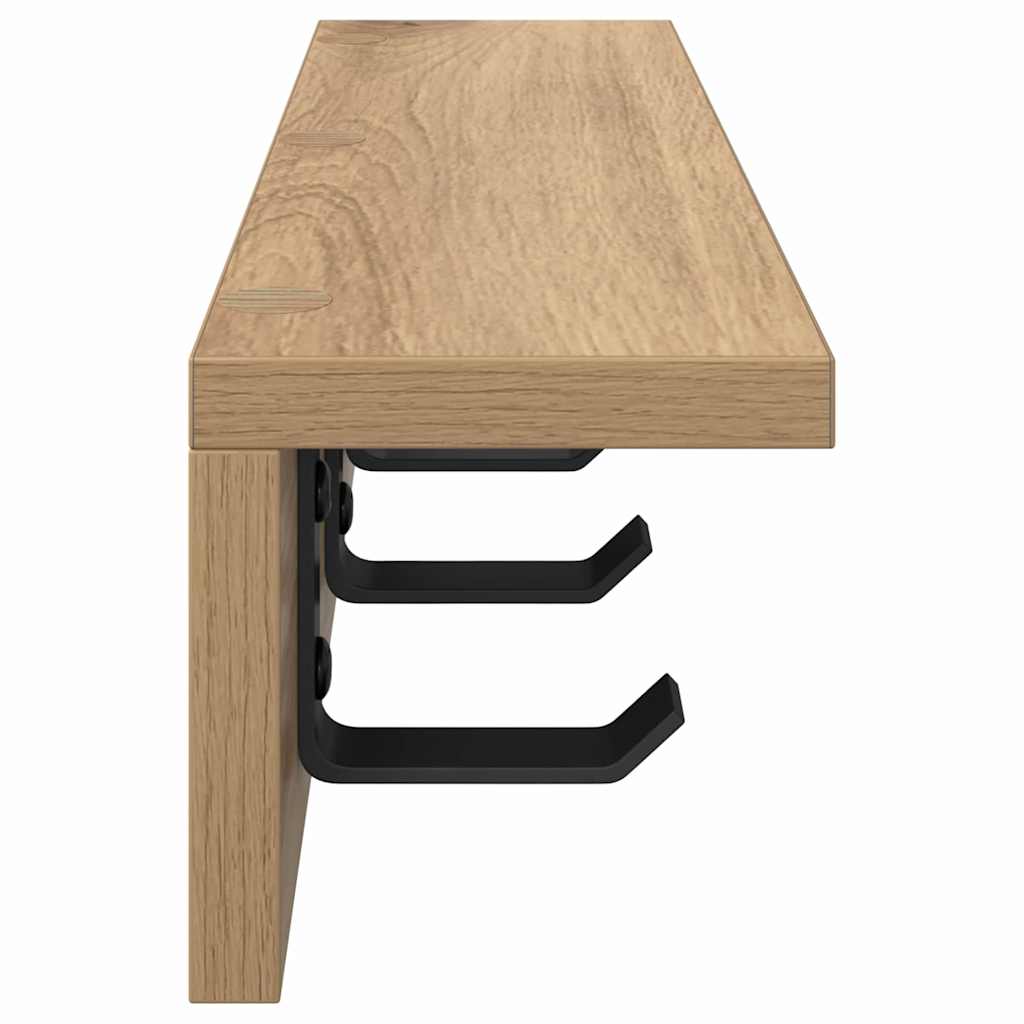 Wandmontierter nachttisch Artisan-Eiche 40 x 10,5 x 10,5 cm