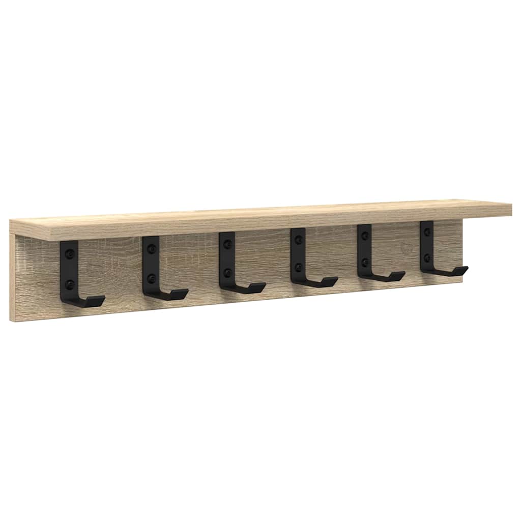 Wandmontierter nachttisch Sonoma-Eiche 60 x 10.5 x 10.5 cm