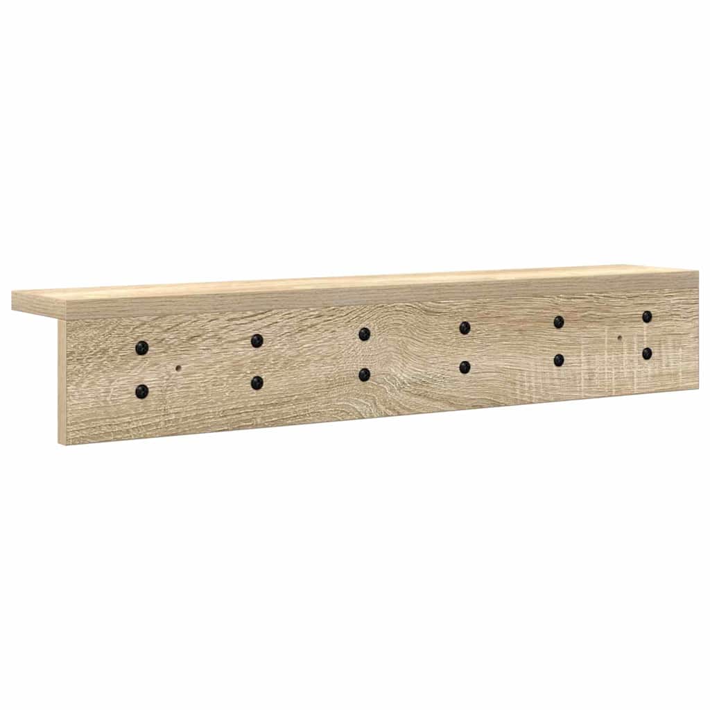 Wandmontierter nachttisch Sonoma-Eiche 60 x 10.5 x 10.5 cm