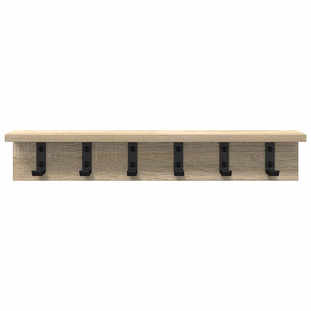 Wandmontierter nachttisch Sonoma-Eiche 60 x 10.5 x 10.5 cm