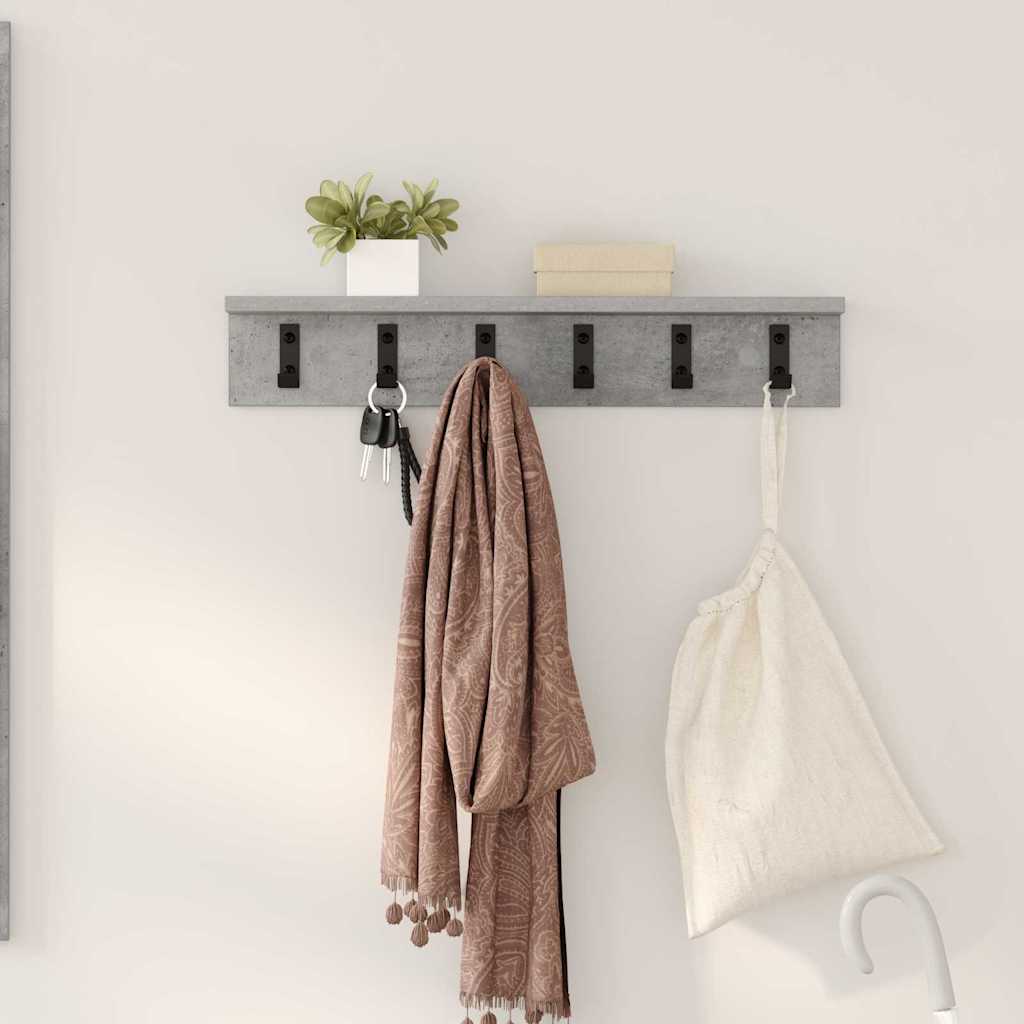 Wandmontierter nachttisch Beton Grau 60 x 10.5 x 10.5 cm