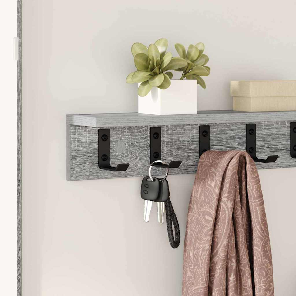 Wandmontierter nachttisch Graues Sonoma 60 x 10.5 x 10.5 cm