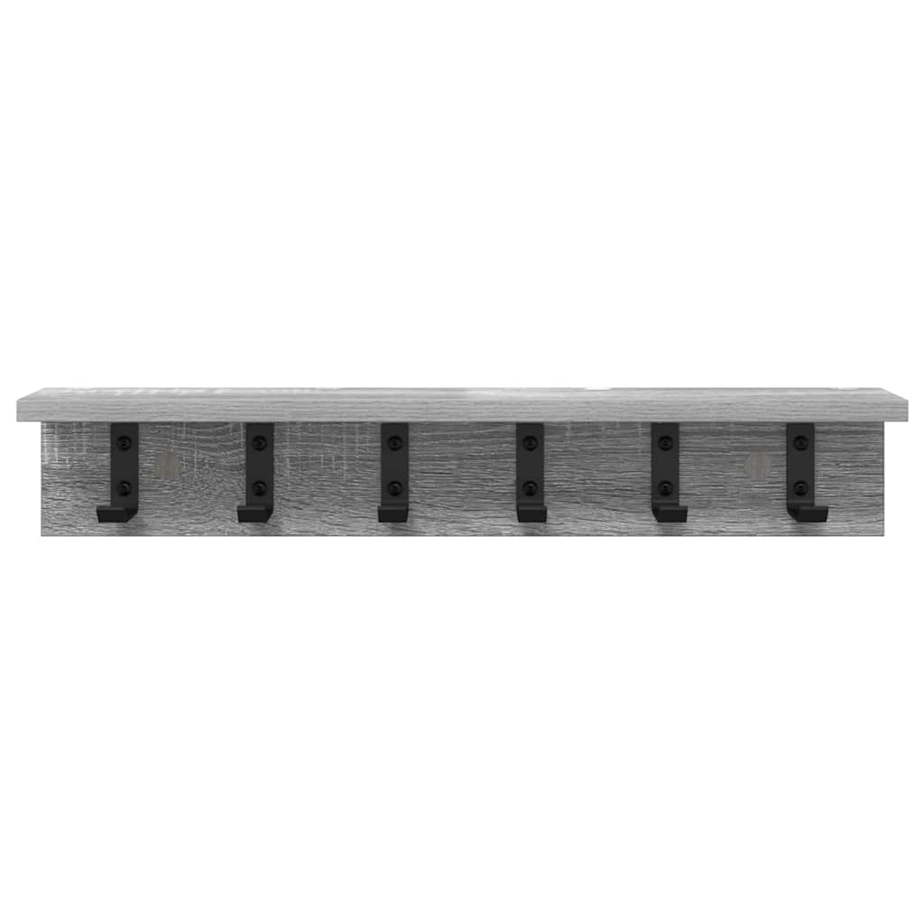 Wandmontierter nachttisch Graues Sonoma 60 x 10.5 x 10.5 cm