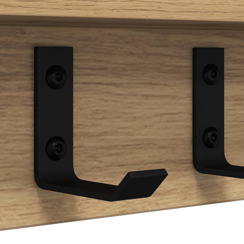 Wandmontierter nachttisch Artisan-Eiche 60 x 10.5 x 10.5 cm