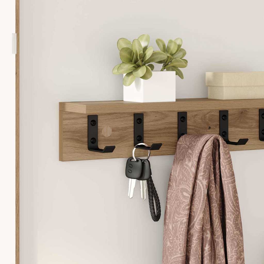 Wandmontierter nachttisch Artisan-Eiche 60 x 10.5 x 10.5 cm