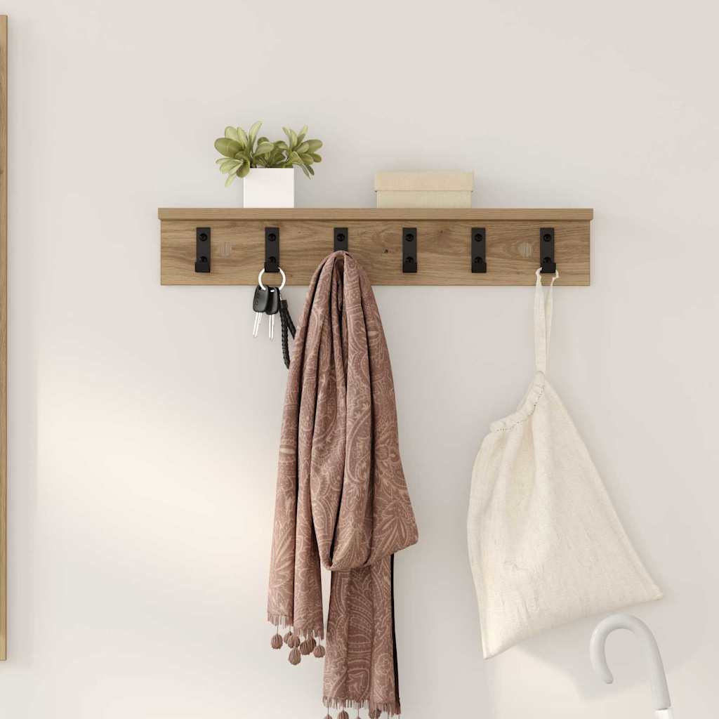 Wandmontierter nachttisch Artisan-Eiche 60 x 10.5 x 10.5 cm