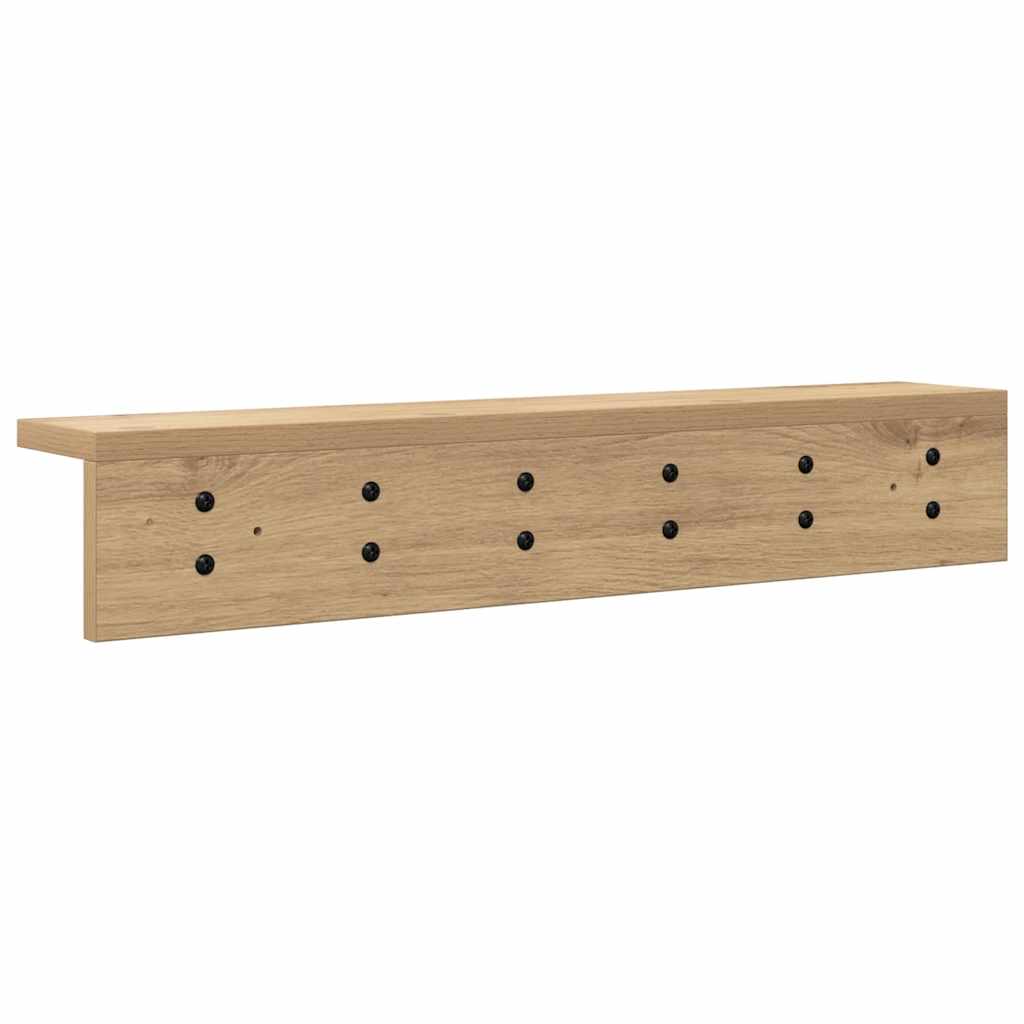 Wandmontierter nachttisch Artisan-Eiche 60 x 10.5 x 10.5 cm