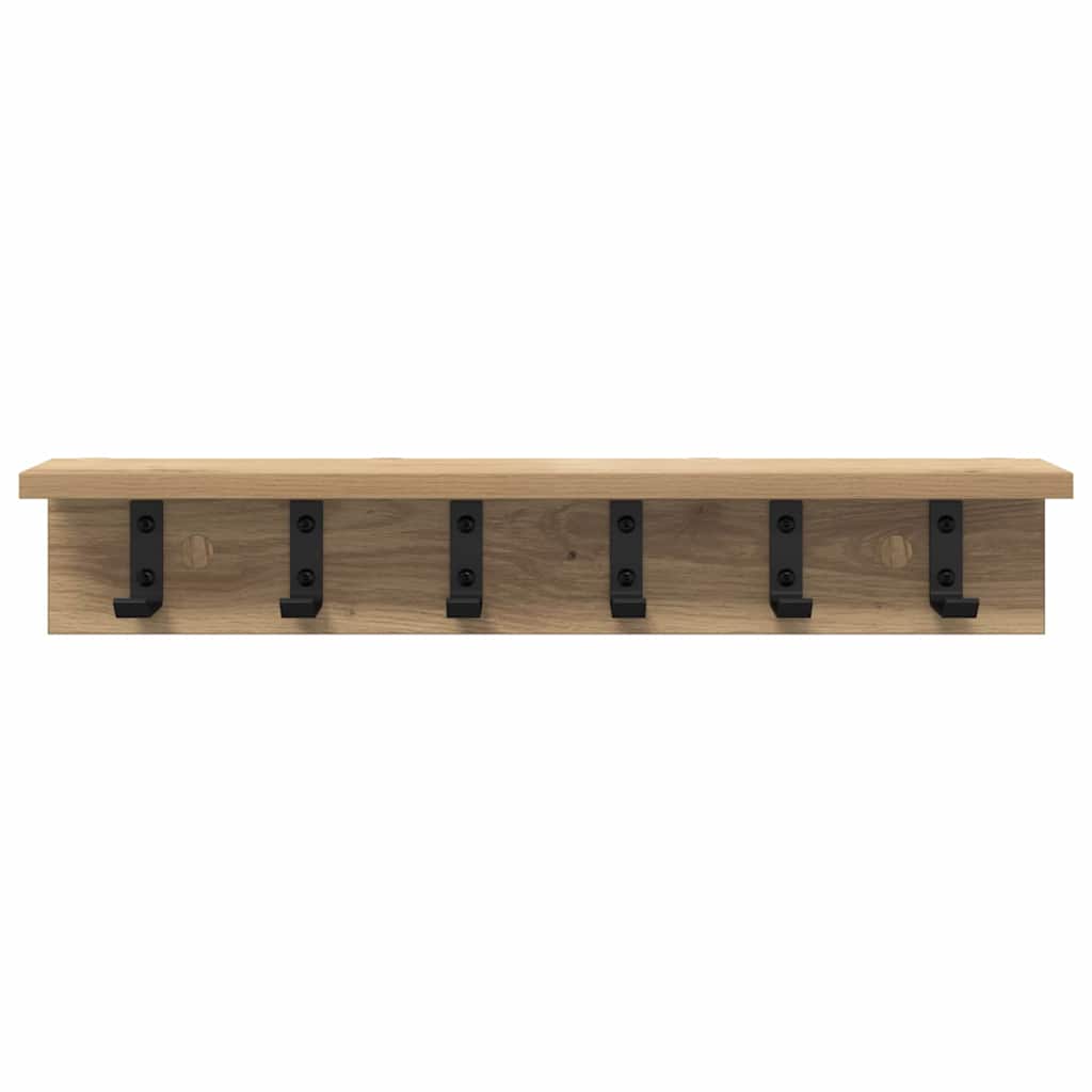 Wandmontierter nachttisch Artisan-Eiche 60 x 10.5 x 10.5 cm