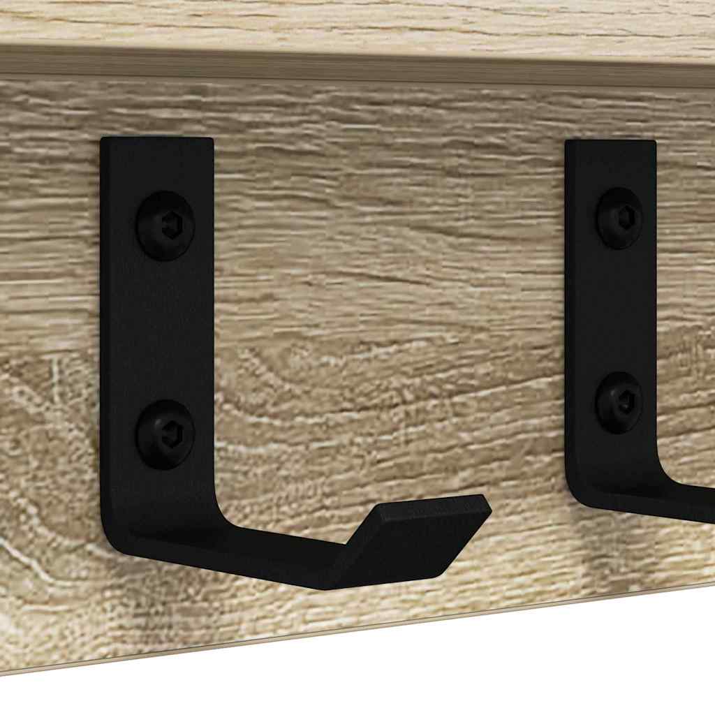 Wandmontierter nachttisch Sonoma-Eiche 80 x 10,5 x 10,5 cm