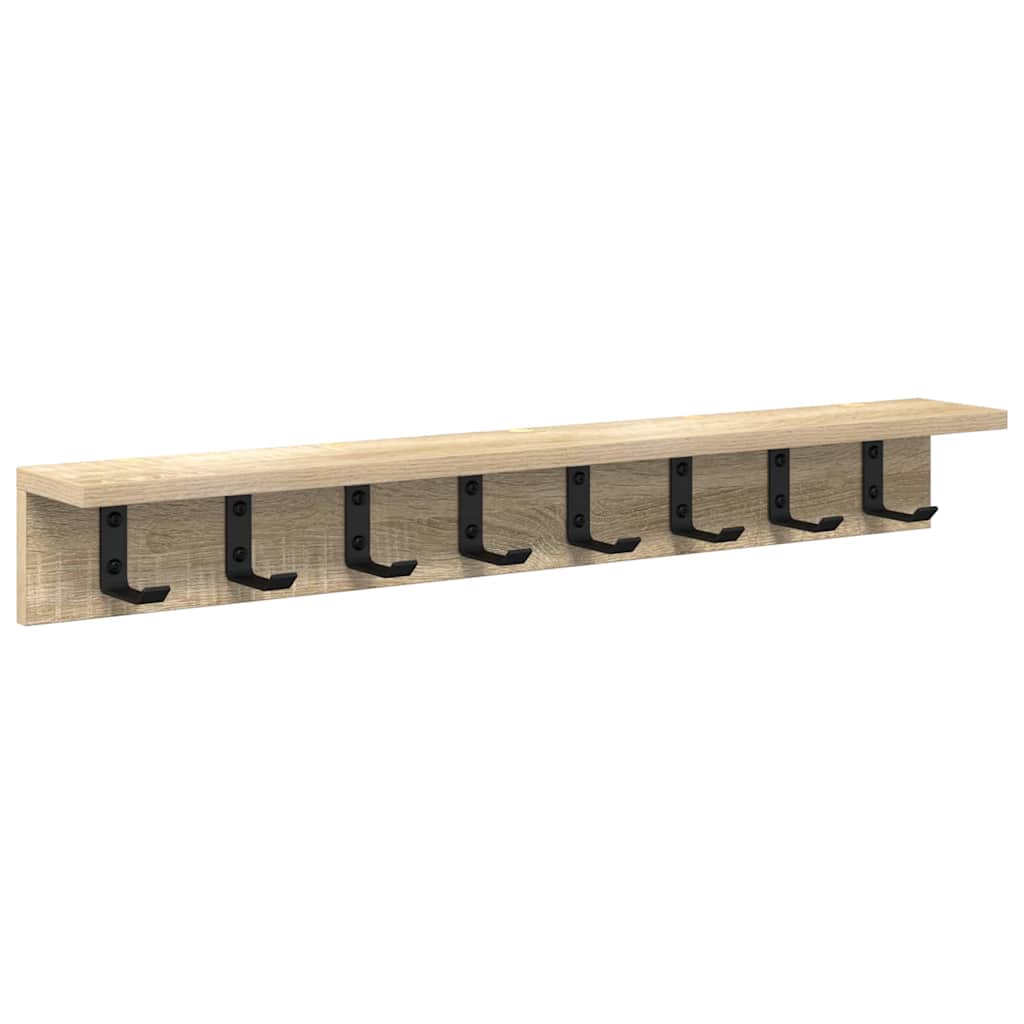 Wandmontierter nachttisch Sonoma-Eiche 80 x 10,5 x 10,5 cm