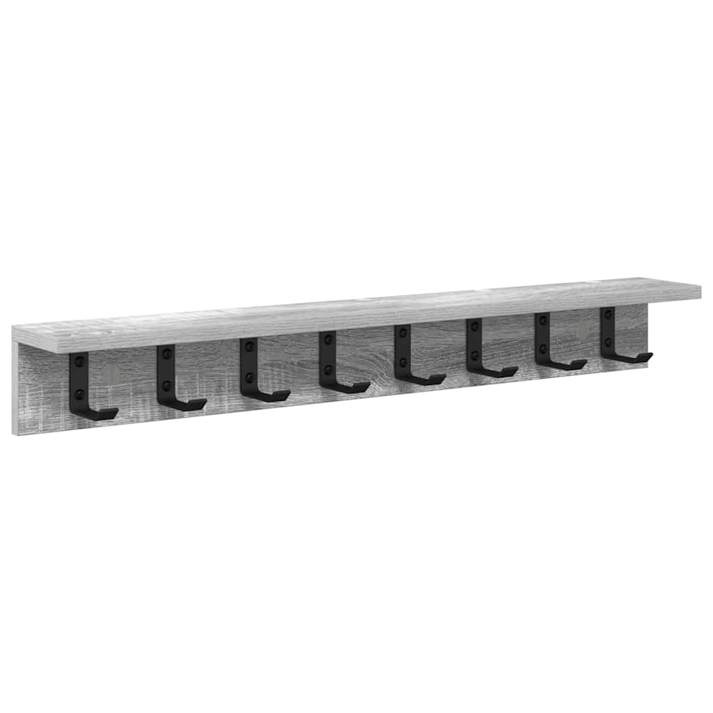 Wandmontierter nachttisch Graues Sonoma 80 x 10,5 x 10,5 cm