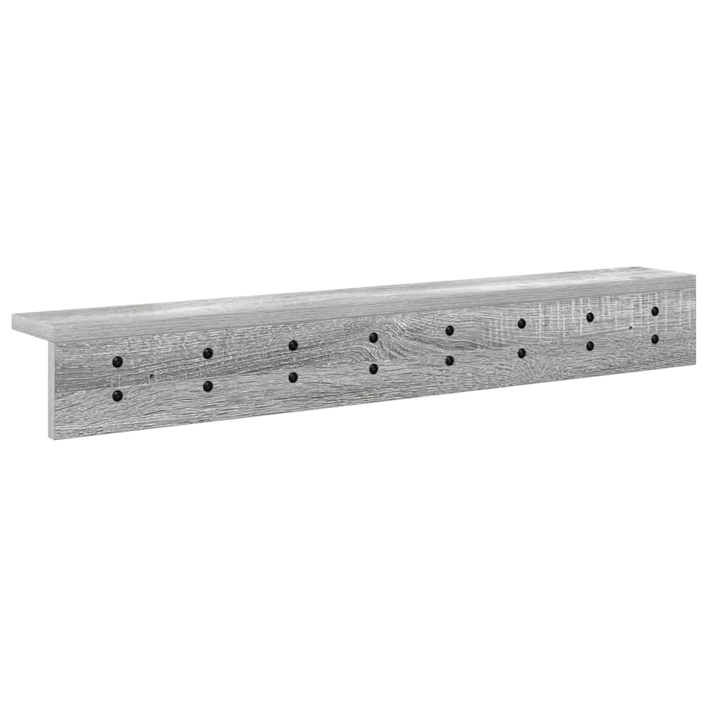 Wandmontierter nachttisch Graues Sonoma 80 x 10,5 x 10,5 cm