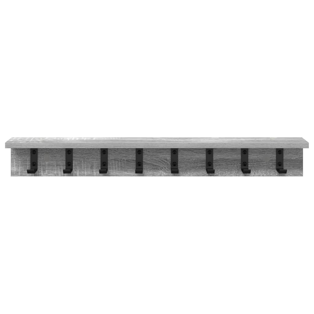 Wandmontierter nachttisch Graues Sonoma 80 x 10,5 x 10,5 cm