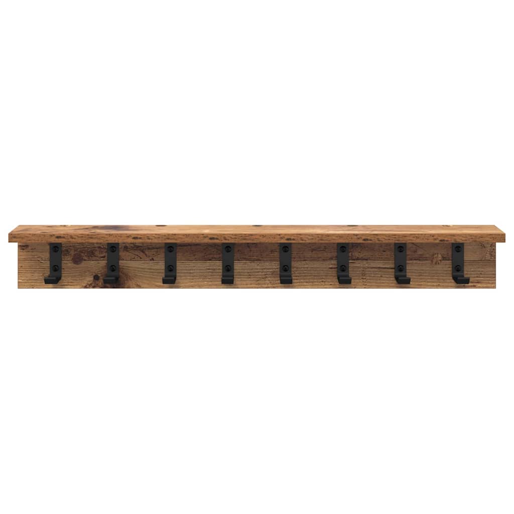 Wandmontierter nachttisch Altholz 80 x 10,5 x 10,5 cm