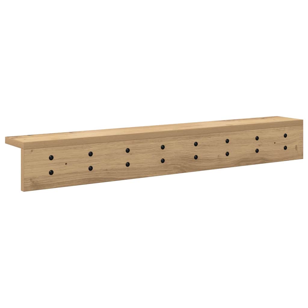 Wandmontierter nachttisch Artisan-Eiche 80 x 10,5 x 10,5 cm