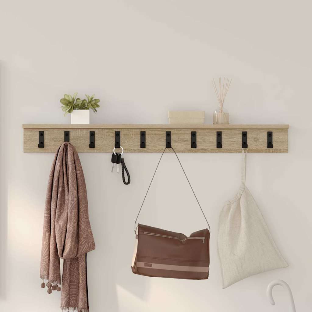 Wandmontierter nachttisch Sonoma-Eiche 100 x 10,5 x 10,5 cm