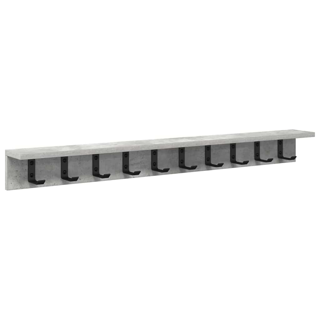 Wandmontierter nachttisch Beton Grau 100 x 10,5 x 10,5 cm