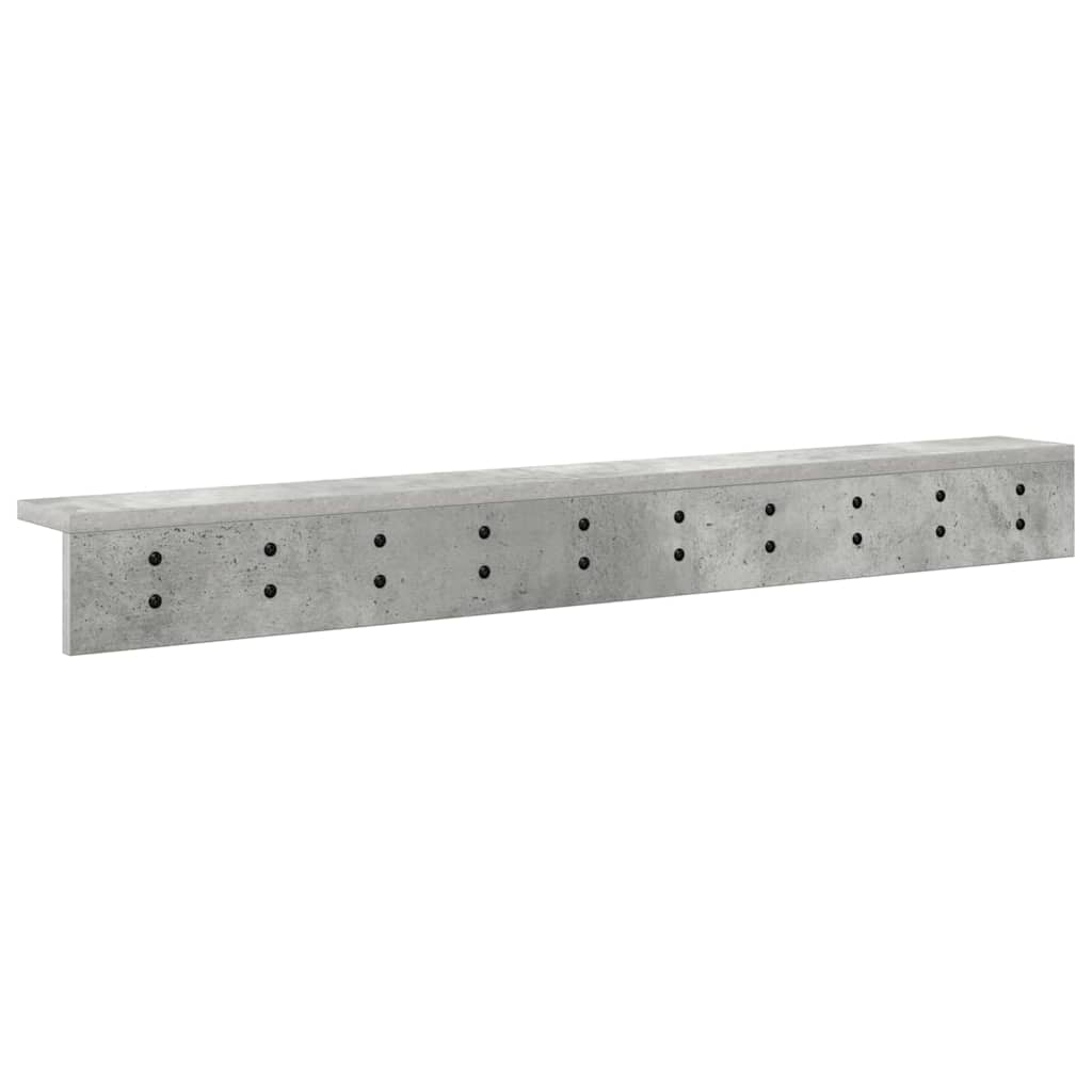 Wandmontierter nachttisch Beton Grau 100 x 10,5 x 10,5 cm