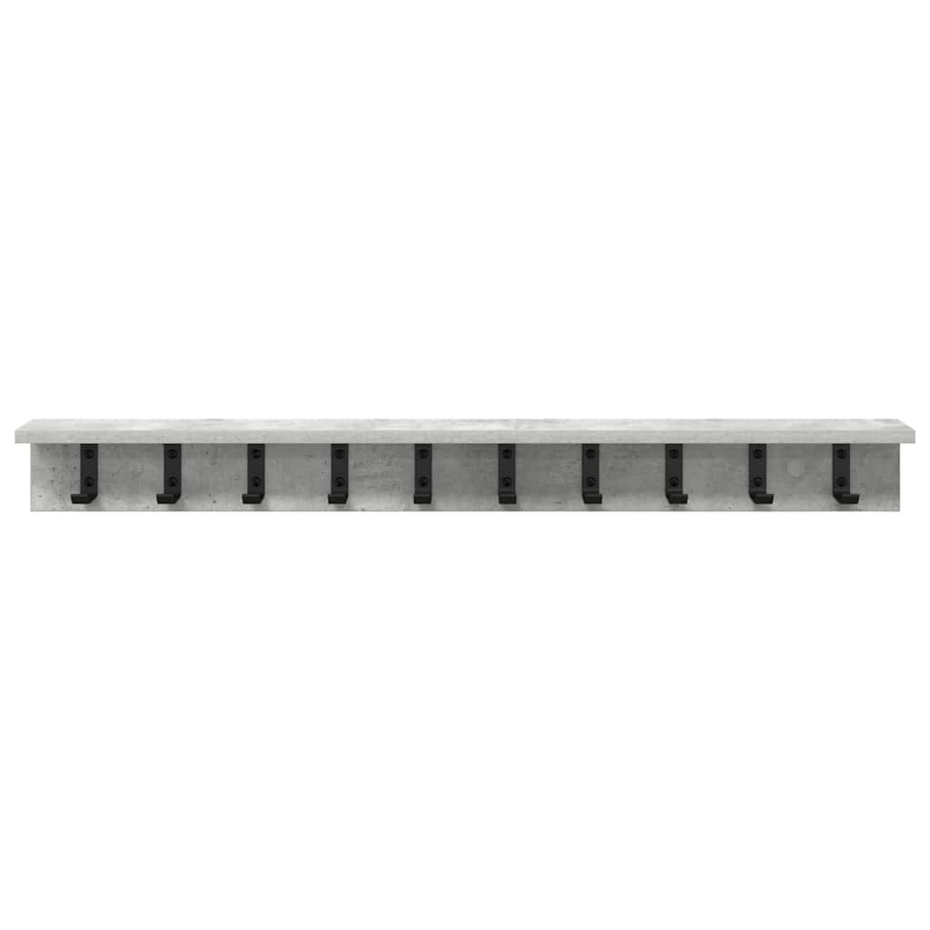 Wandmontierter nachttisch Beton Grau 100 x 10,5 x 10,5 cm