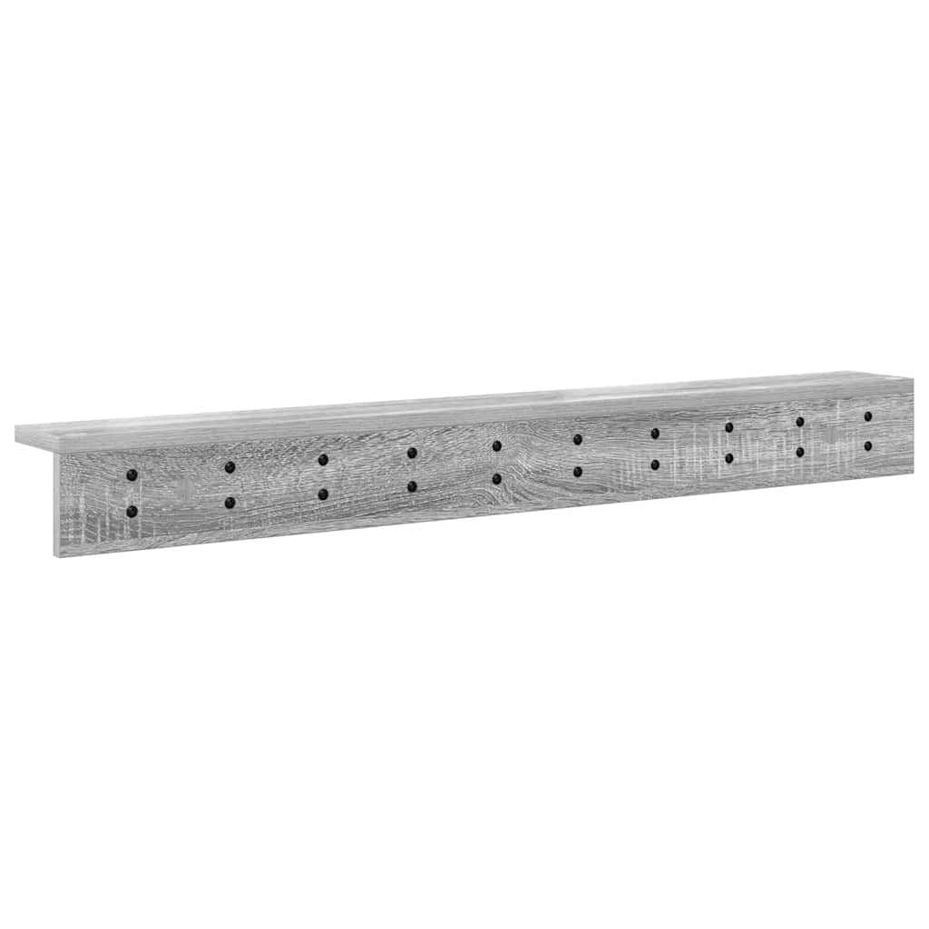Wandmontierter nachttisch Graues Sonoma 100 x 10,5 x 10,5 cm
