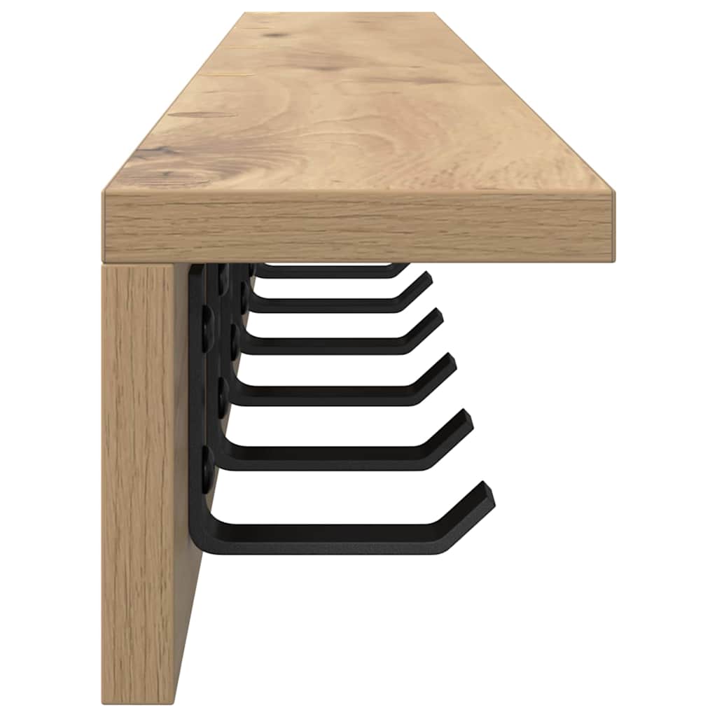 Wandmontierter nachttisch Artisan-Eiche 100 x 10,5 x 10,5 cm