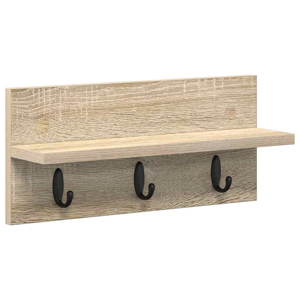 Wandmontierter nachttisch Sonoma-Eiche 40 x 10,5 x 18 cm