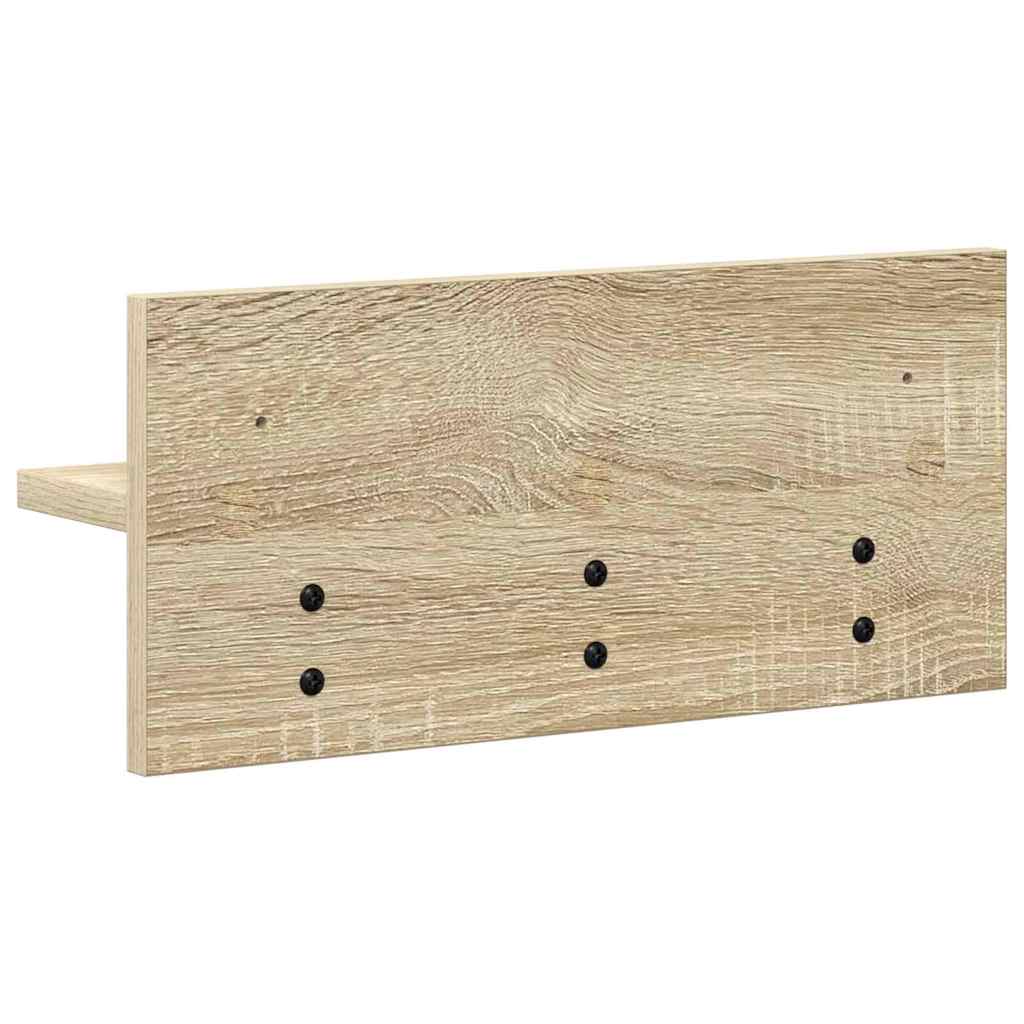 Wandmontierter nachttisch Sonoma-Eiche 40 x 10,5 x 18 cm