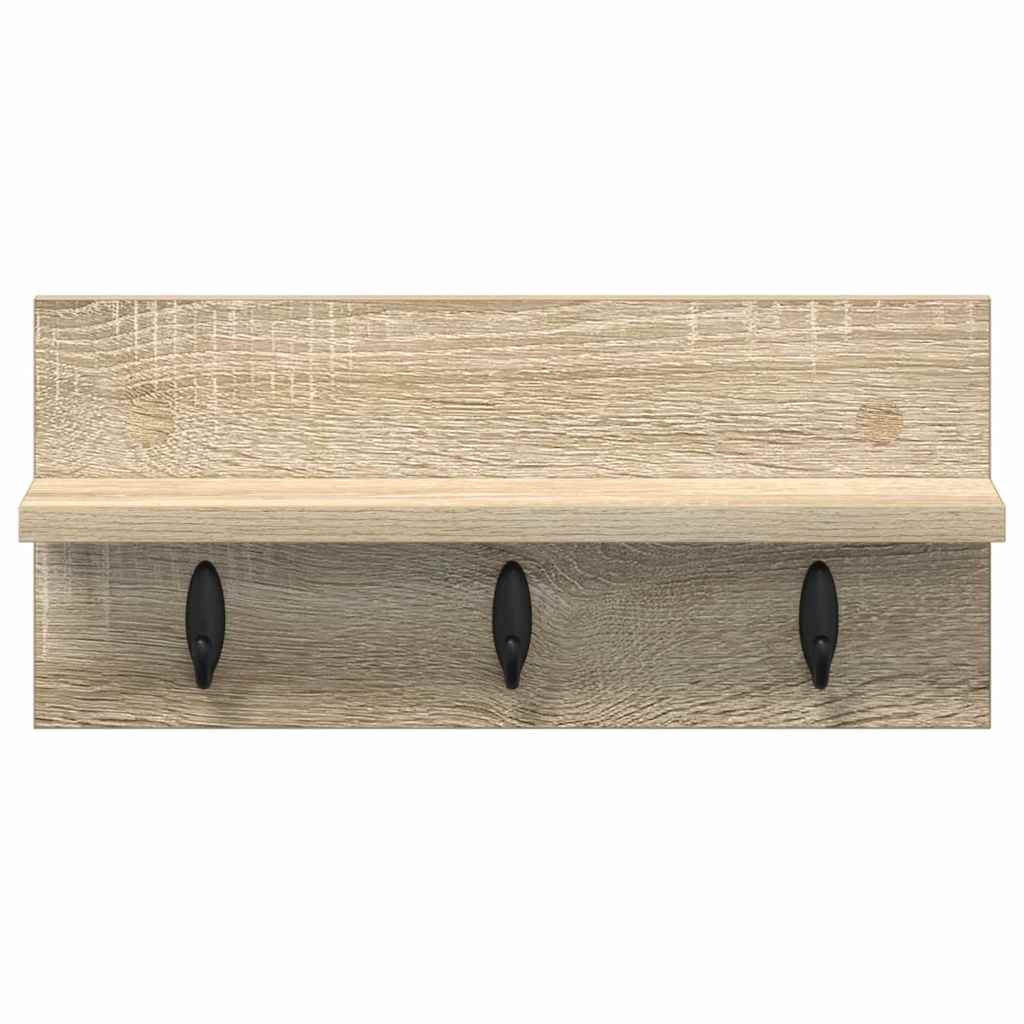 Wandmontierter nachttisch Sonoma-Eiche 40 x 10,5 x 18 cm