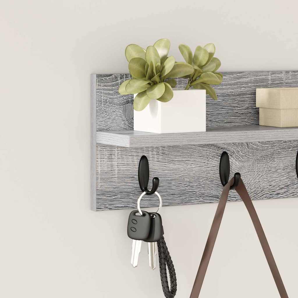 Wandmontierter nachttisch Graues Sonoma 40 x 10,5 x 18 cm