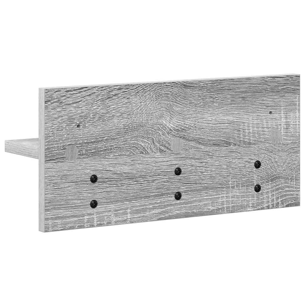 Wandmontierter nachttisch Graues Sonoma 40 x 10,5 x 18 cm