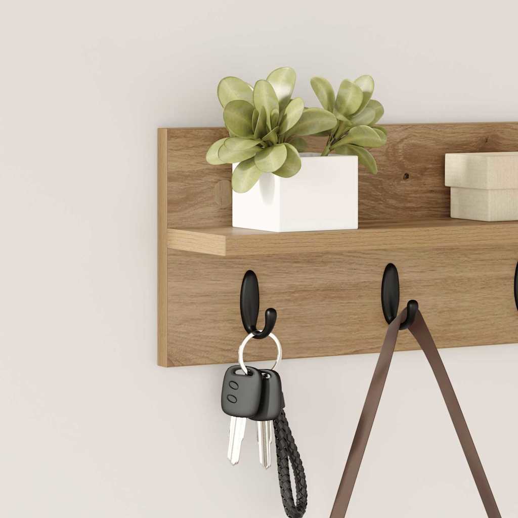 Wandmontierter nachttisch Artisan-Eiche 40 x 10,5 x 18 cm