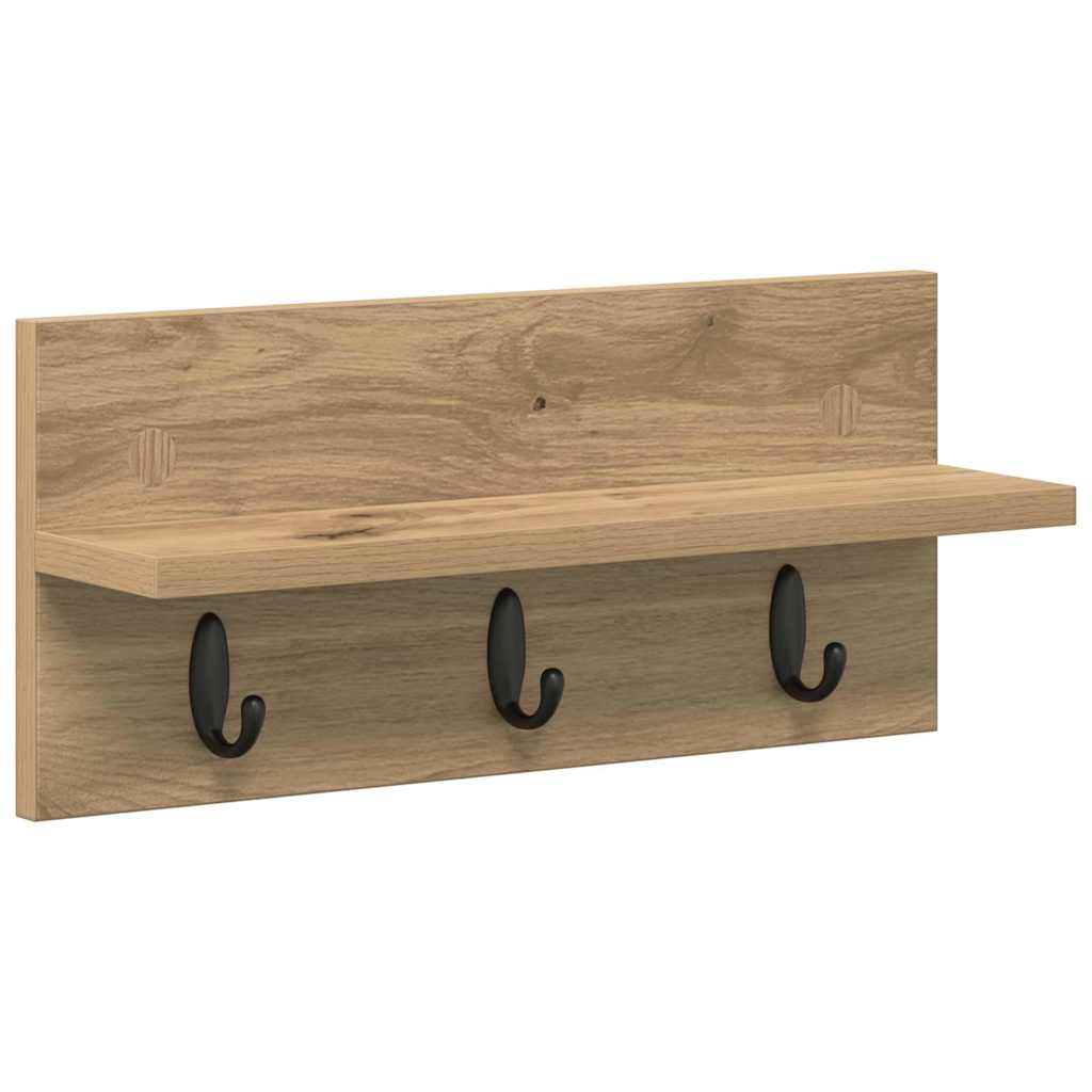 Wandmontierter nachttisch Artisan-Eiche 40 x 10,5 x 18 cm