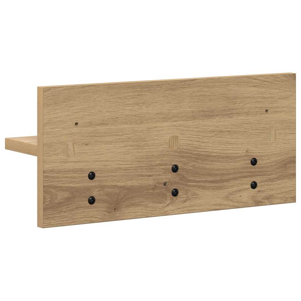 Wandmontierter nachttisch Artisan-Eiche 40 x 10,5 x 18 cm