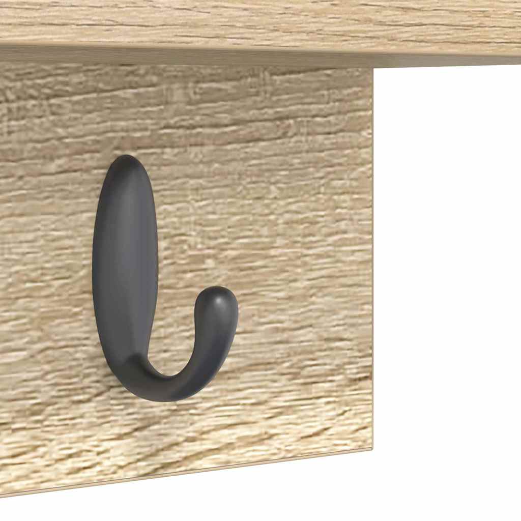 Wandmontierter nachttisch Sonoma-Eiche 60 x 10,5 x 18 cm