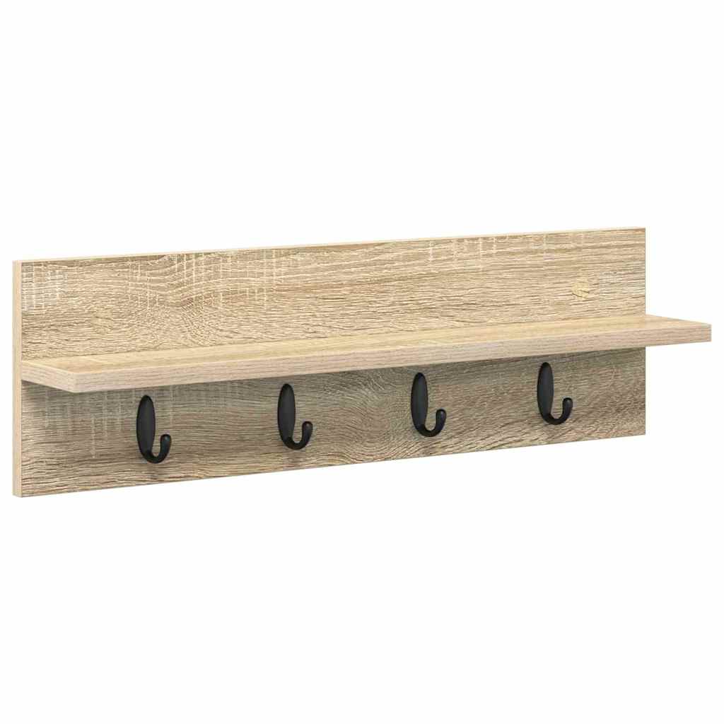 Wandmontierter nachttisch Sonoma-Eiche 60 x 10,5 x 18 cm