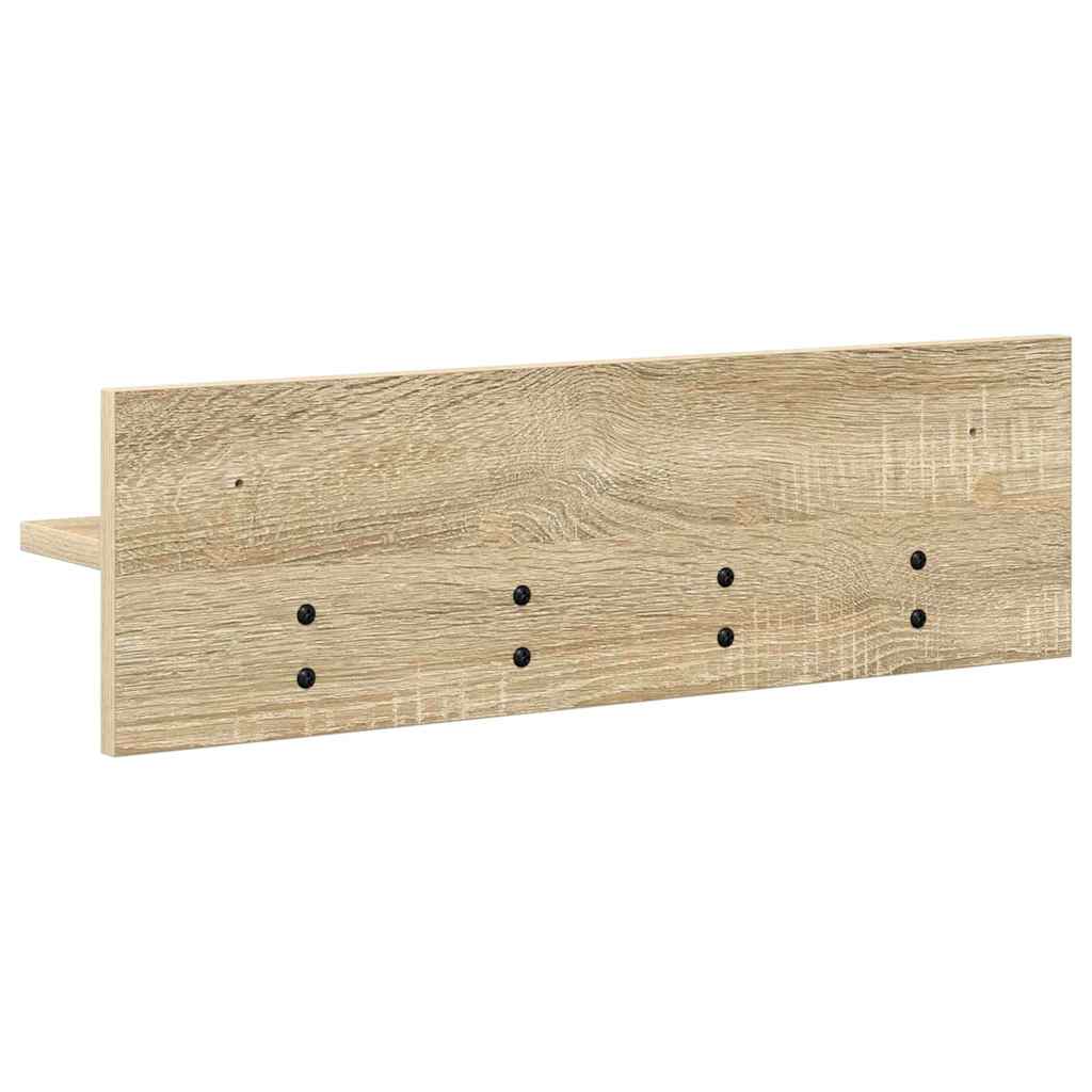 Wandmontierter nachttisch Sonoma-Eiche 60 x 10,5 x 18 cm