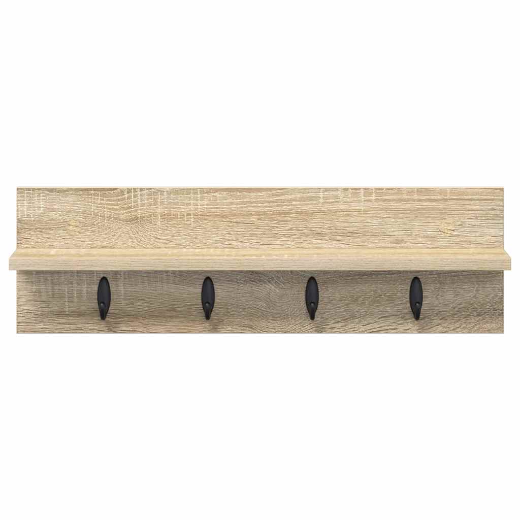 Wandmontierter nachttisch Sonoma-Eiche 60 x 10,5 x 18 cm
