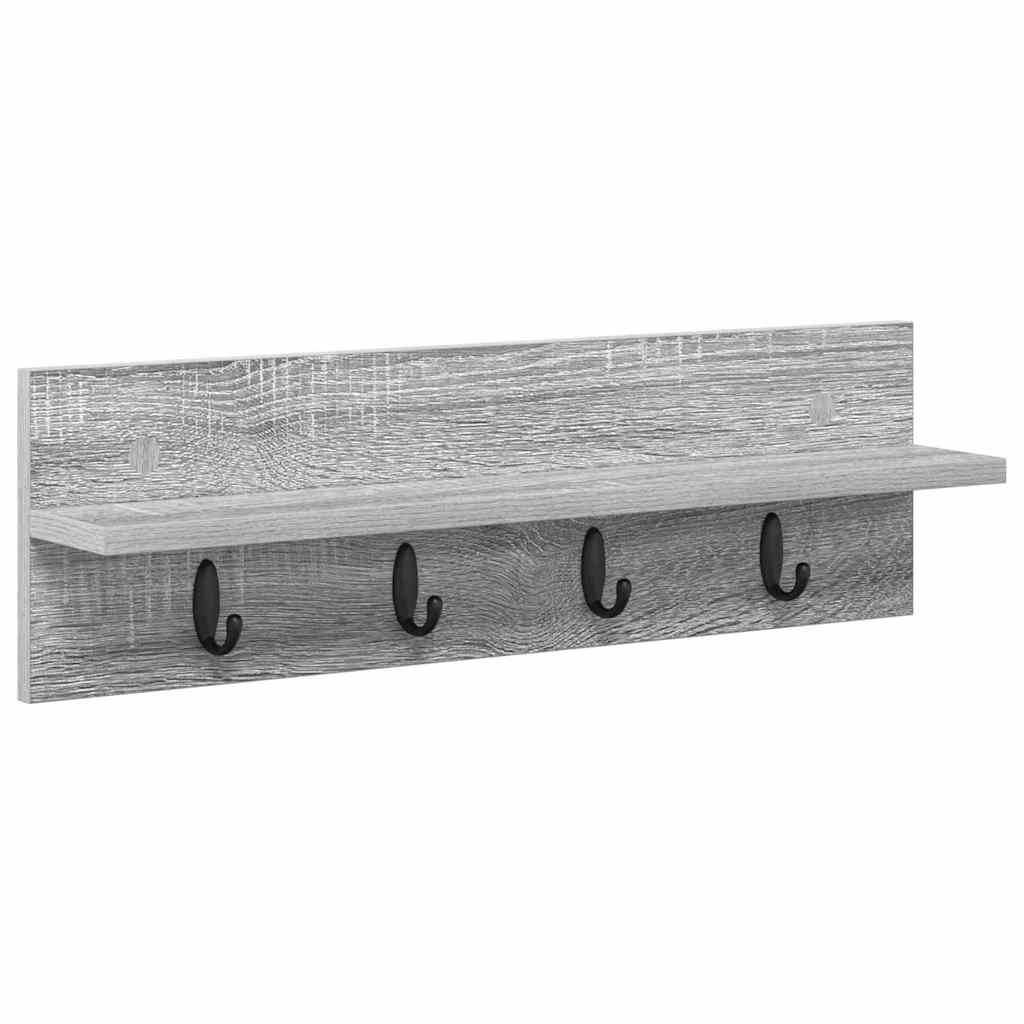 Wandmontierter nachttisch Graues Sonoma 60 x 10,5 x 18 cm