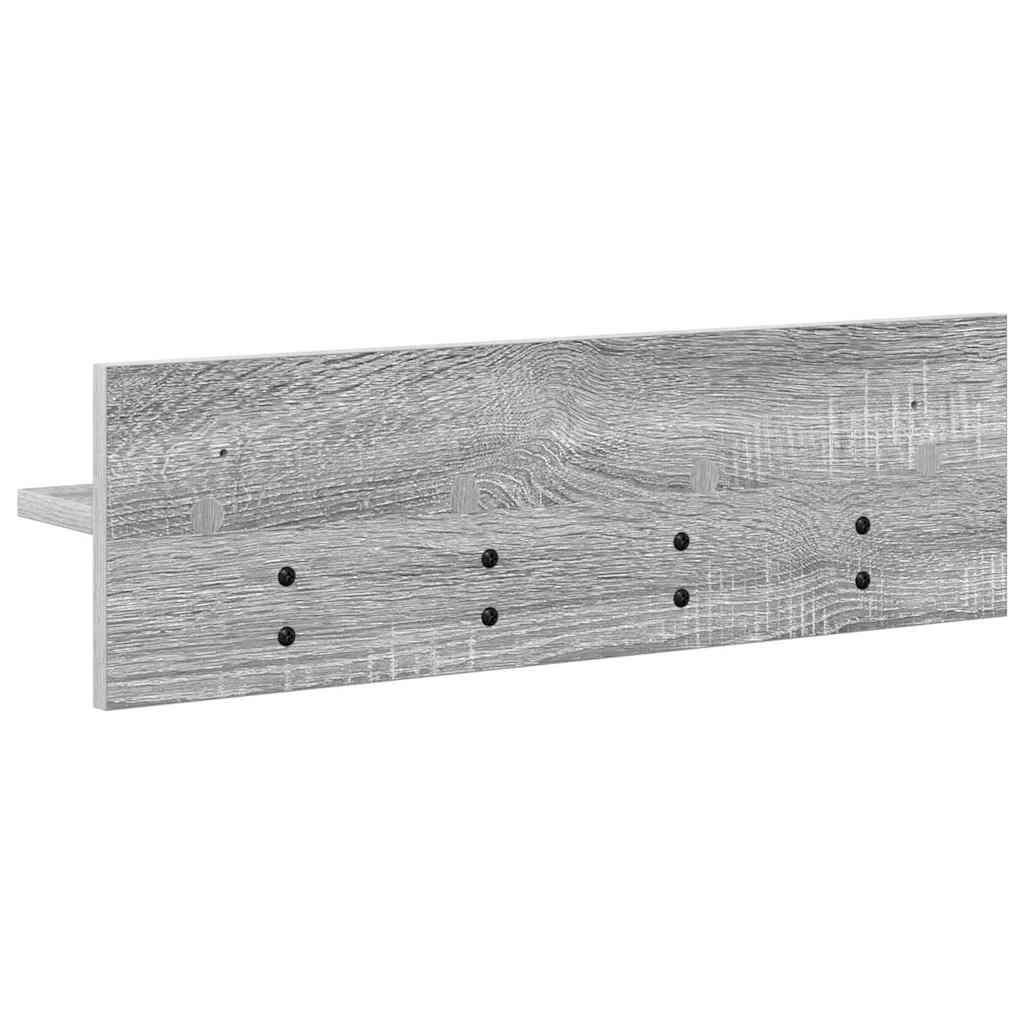 Wandmontierter nachttisch Graues Sonoma 60 x 10,5 x 18 cm
