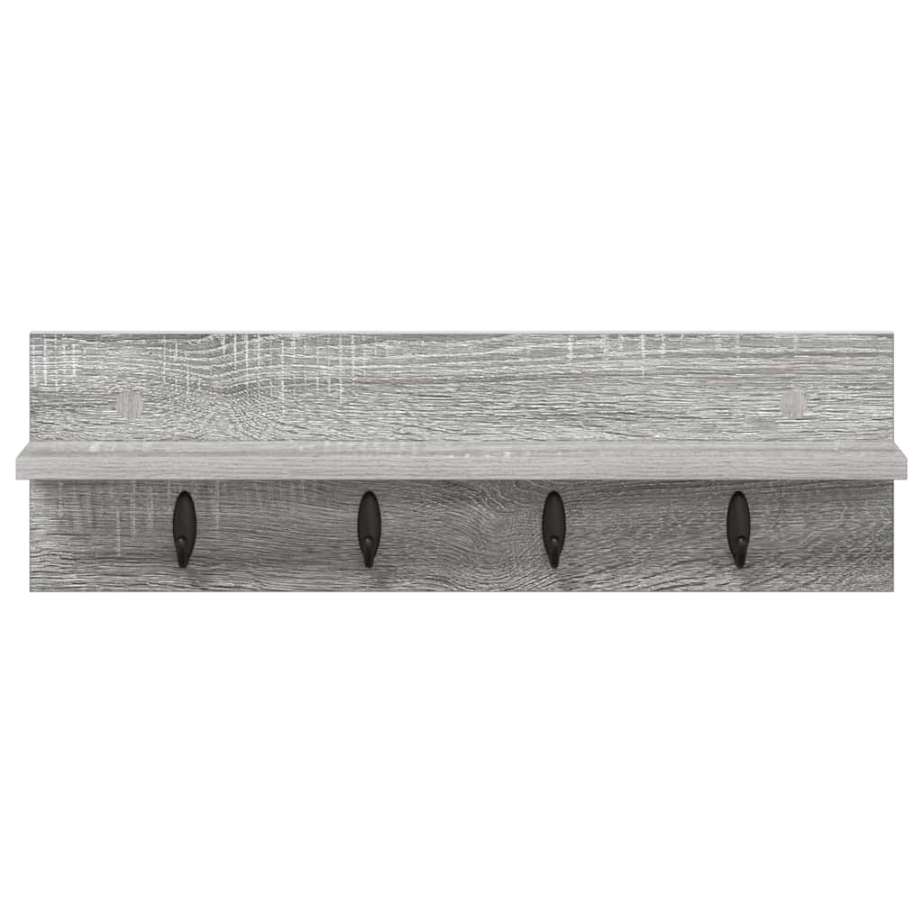 Wandmontierter nachttisch Graues Sonoma 60 x 10,5 x 18 cm