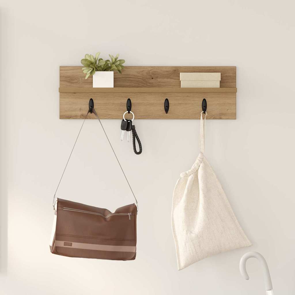 Wandmontierter nachttisch Artisan-Eiche 60 x 10,5 x 18 cm