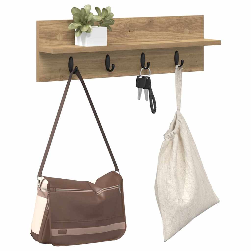 Wandmontierter nachttisch Artisan-Eiche 60 x 10,5 x 18 cm